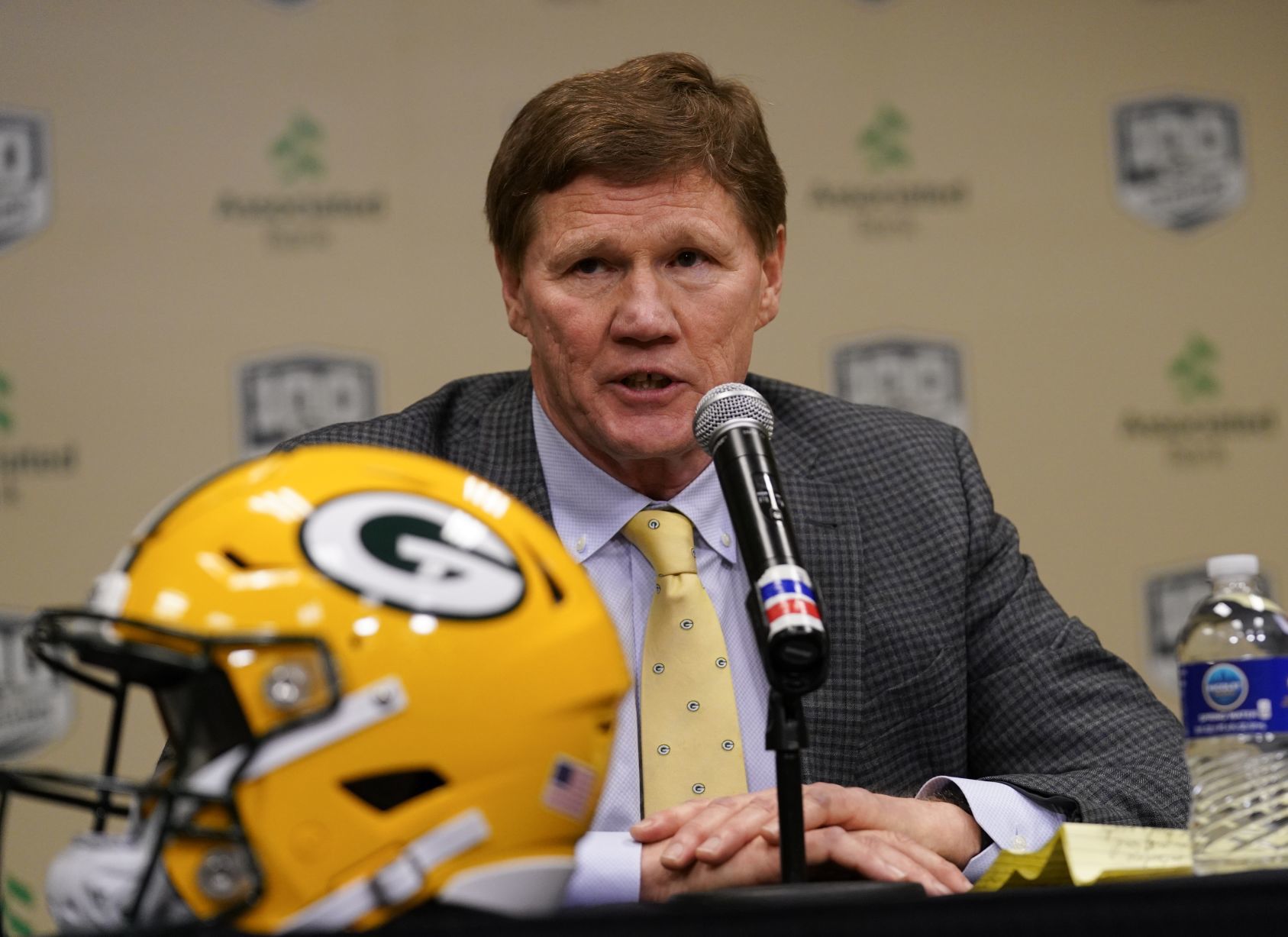 Mark Murphy introduces Matt LaFluer, AP photo
